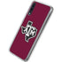 Texas A&M University Black Logo Galaxy A50 Clear Case